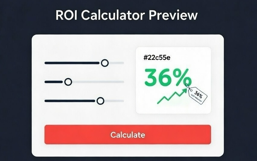 ROI calculator preview — estimate your savings with AI medical coding